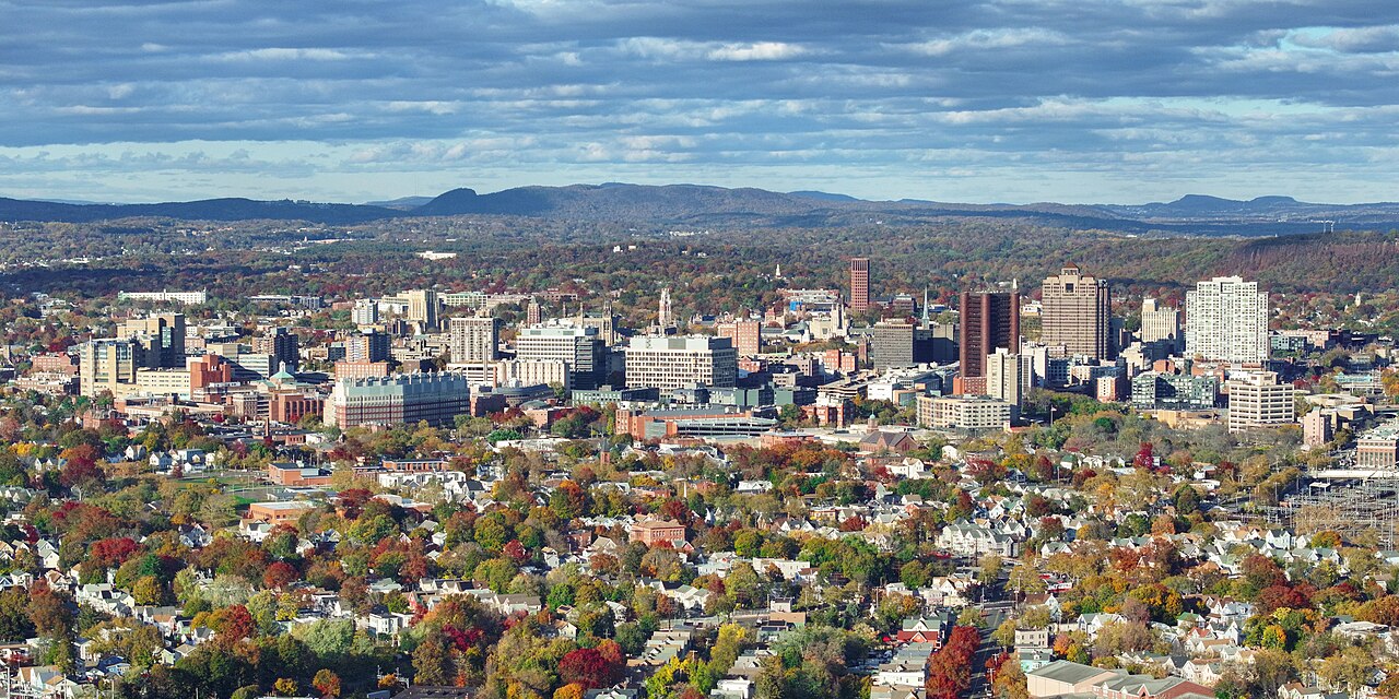 View of New Haven, Connecticut, United States