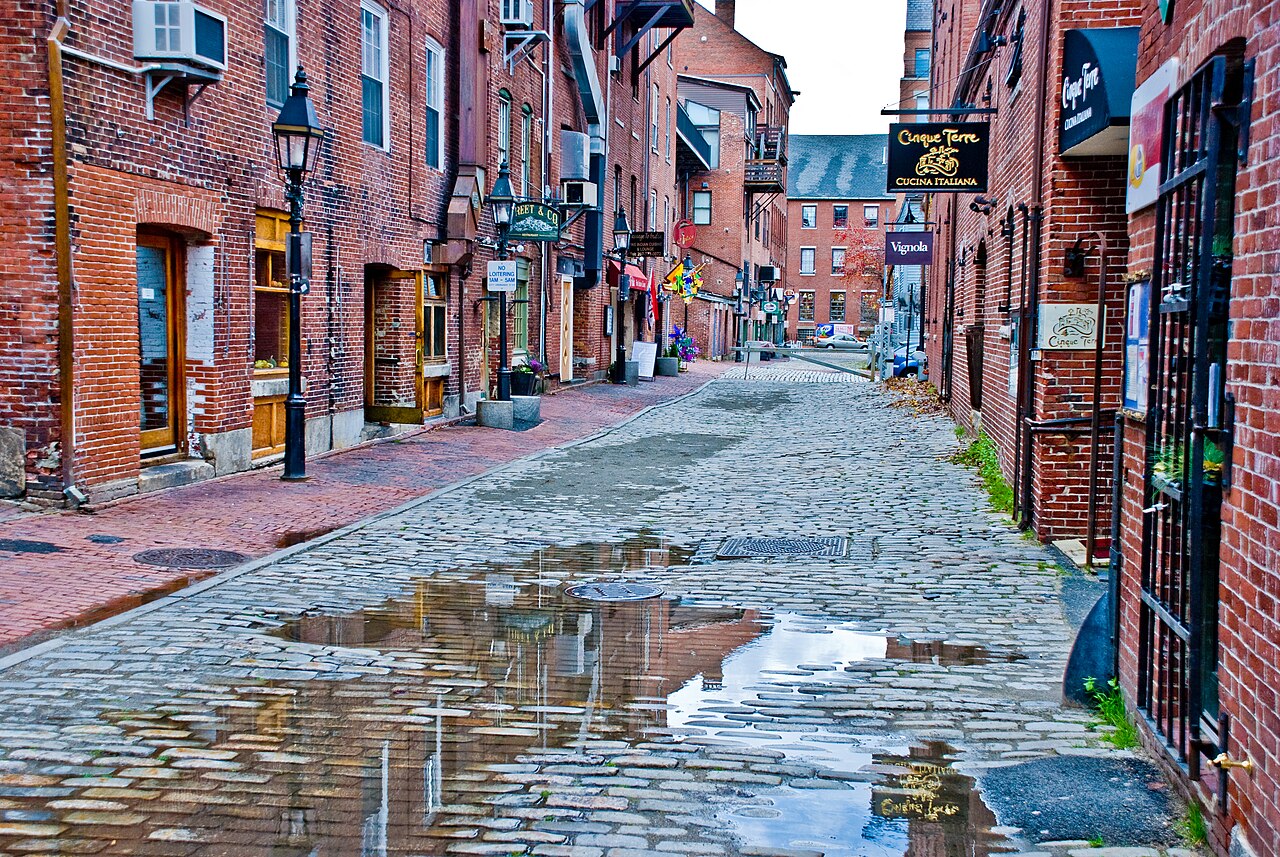 View of Portland, Maine, United States