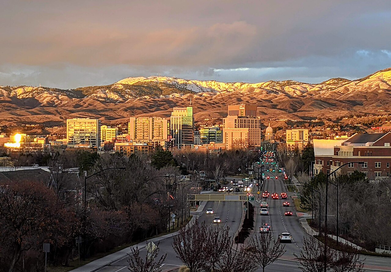 View of Boise, Idaho, United States