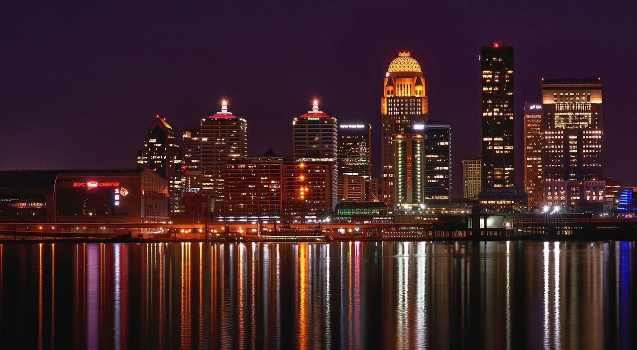 View of Louisville, Kentucky, United States