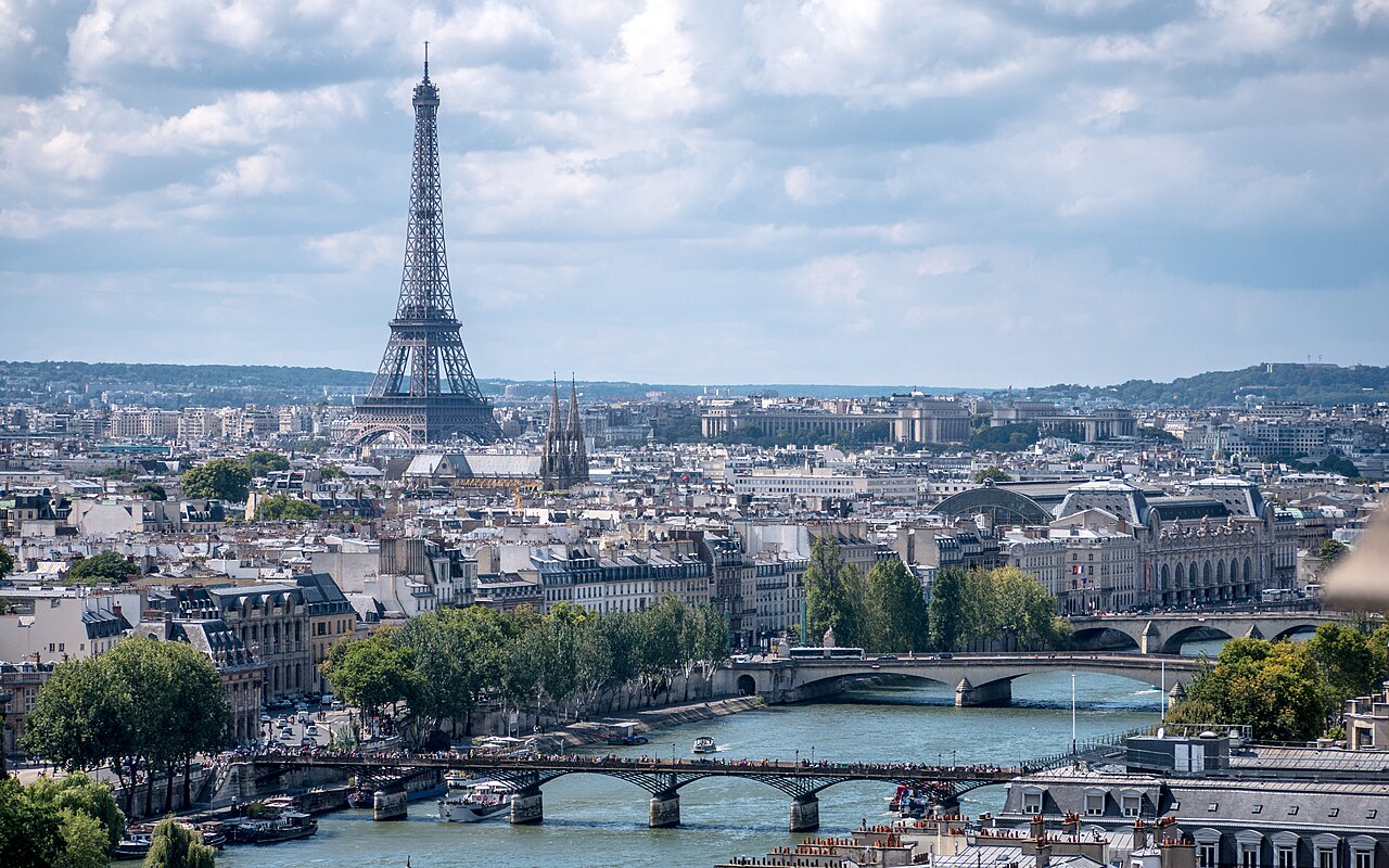 View of Paris, Ile-de-France, France