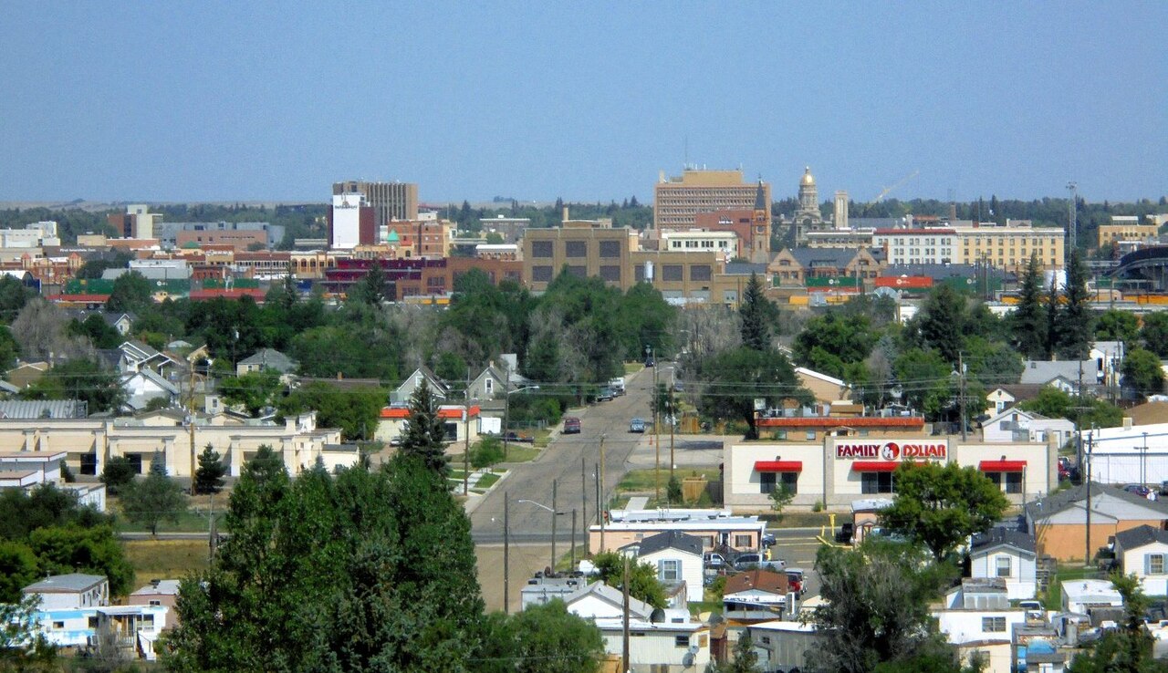 View of Cheyenne, Wyoming, United States