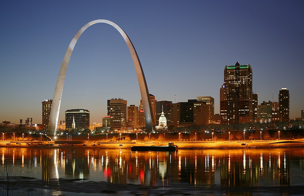 View of St. Louis, Missouri, United States