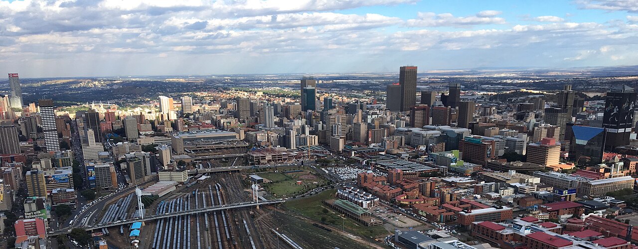 View of Johannesburg, South Africa