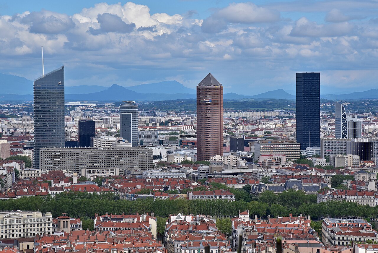 View of Lyon, France