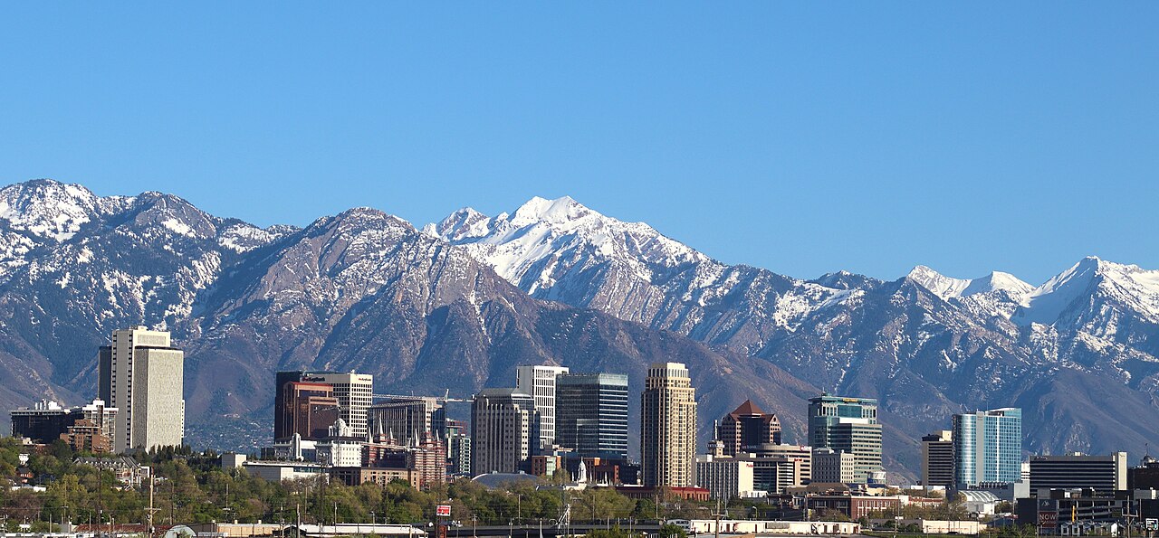 View of Salt Lake City, Utah, United States