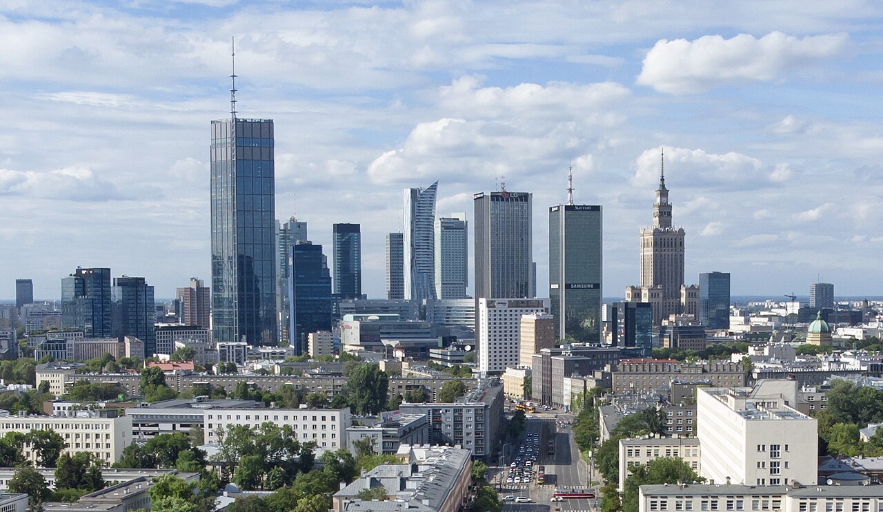 View of Warsaw, Poland