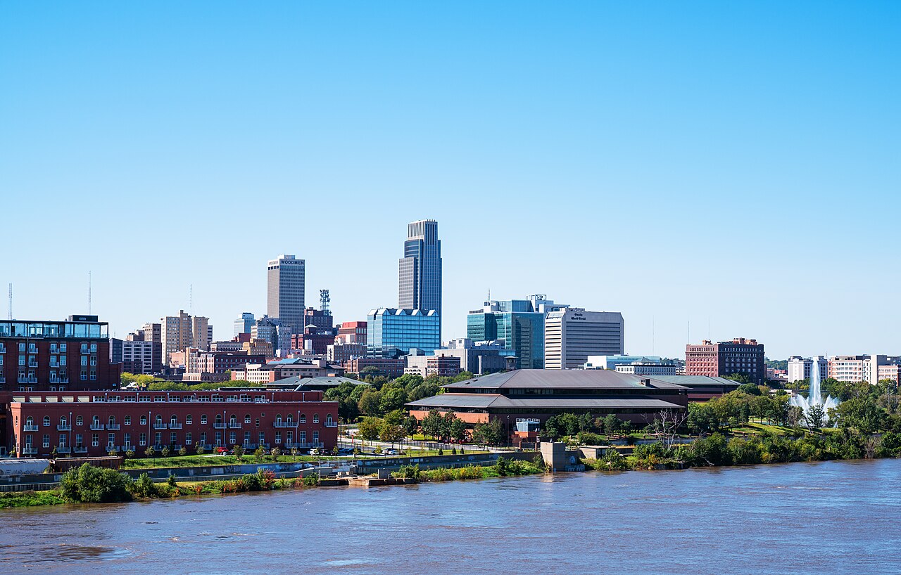 View of Omaha, Nebraska, United States