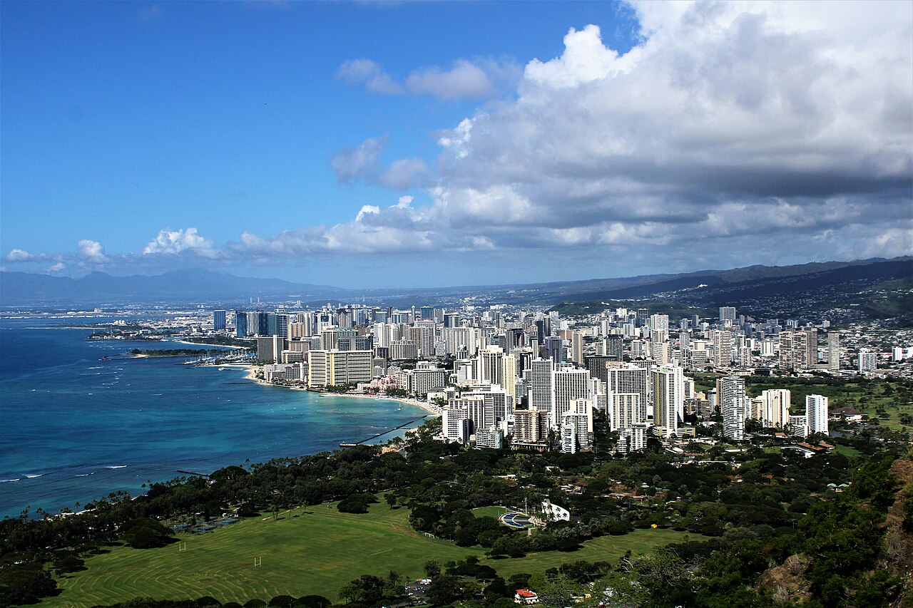View of Honolulu, Hawaii, United States