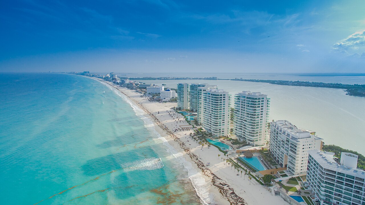 View of Cancun, Mexico
