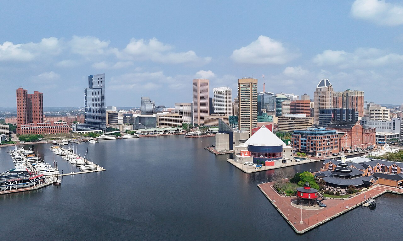 View of Baltimore, Maryland, United States