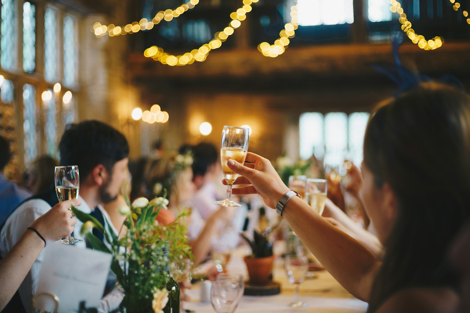 Generic celebration photograph; not the venue