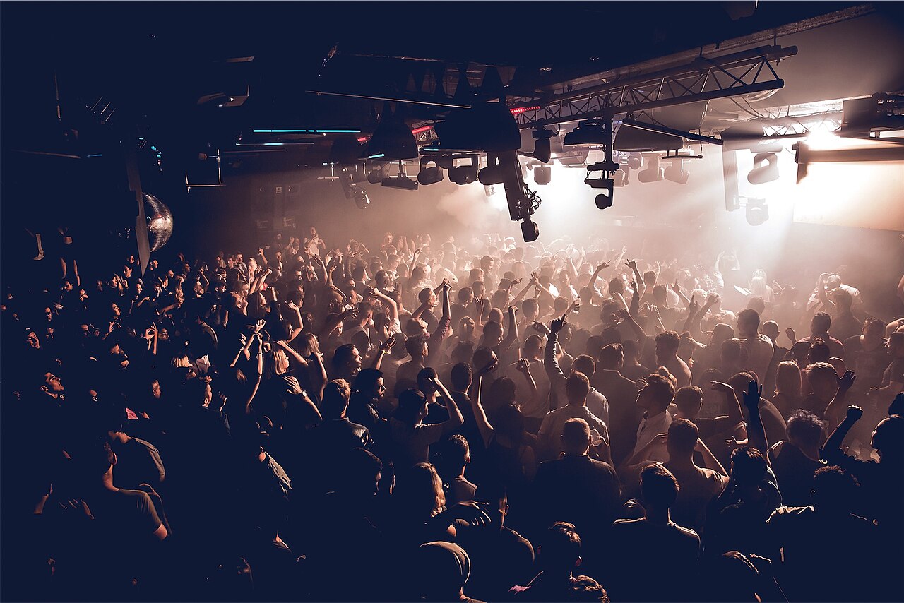 The Box at Ministry of Sound, London: historical club interior; photographed 2016-10-02